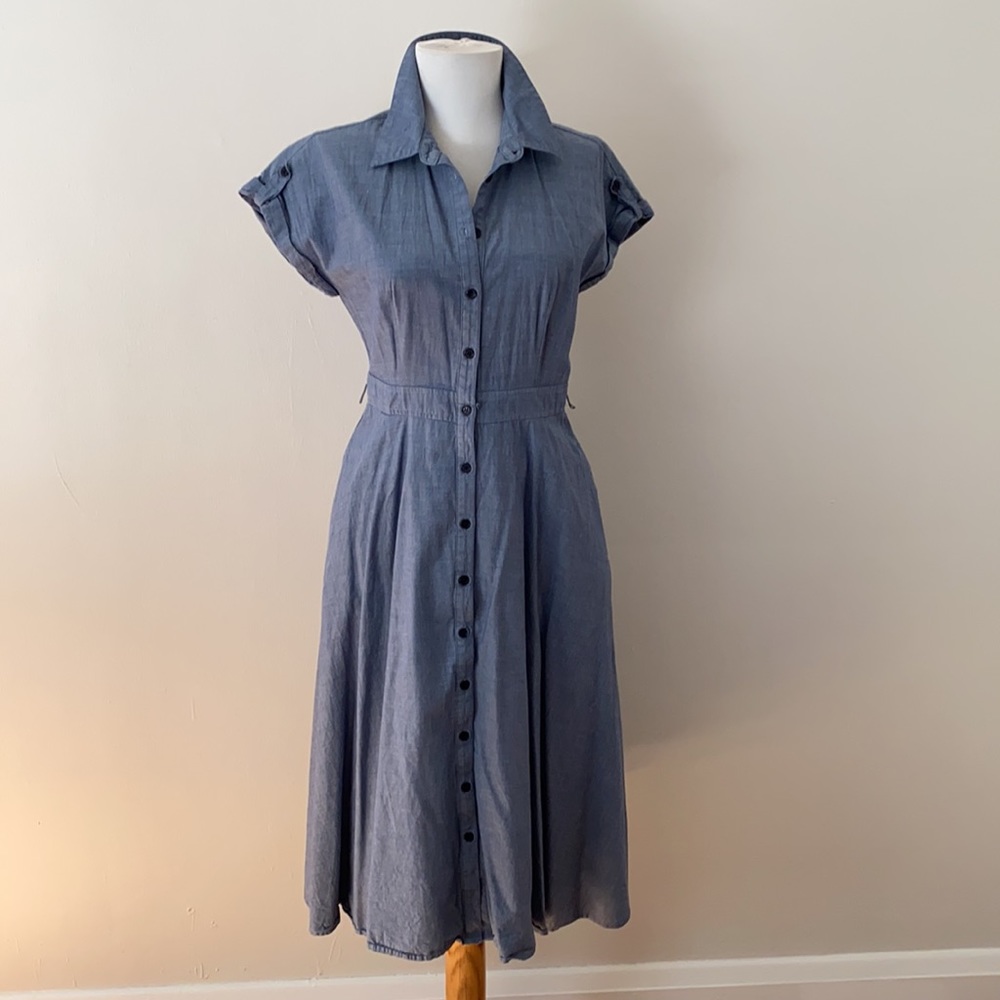 Jones NY denim button down dress size 4